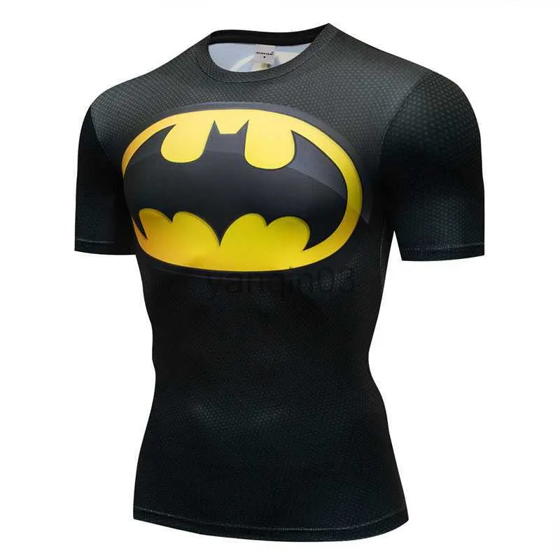 Men's T-Shirts S-3XL 3D Printed T shirts Men Compression Shirt Comic Cosplay Clothing Sports Quick Dry Fitness Short Sleeve Summer Tops Male J230602