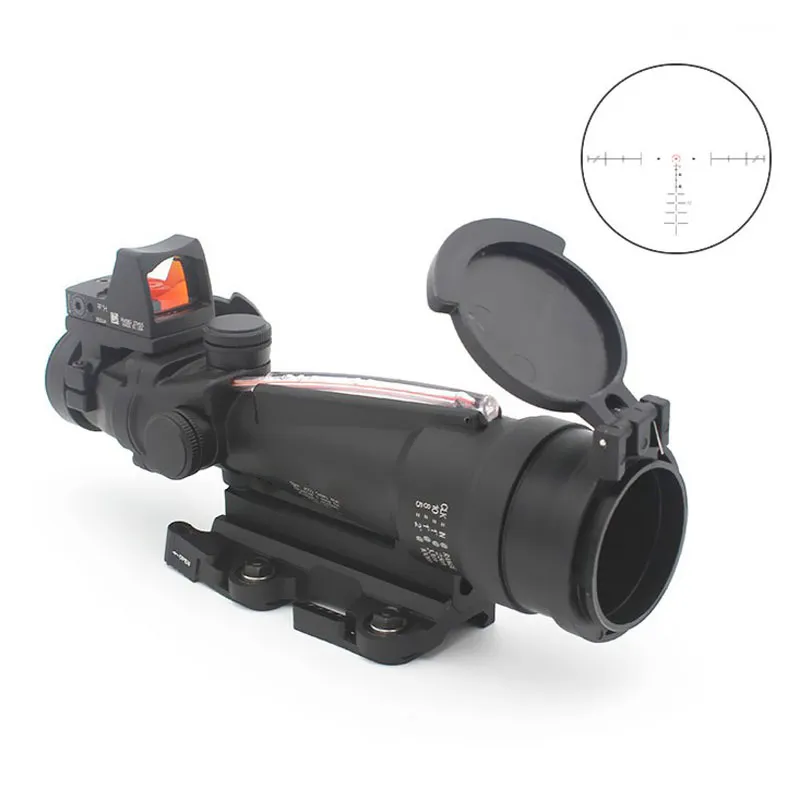 Ta31 ta11 real fibra de vidro retículo caça visão óptica airsoft riflescope escopo holográfico com marcação original t-rlji-con