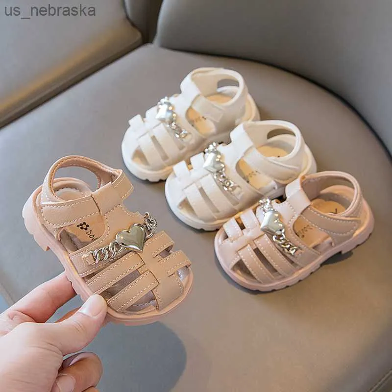 베이비 샌들 소녀 아기 사랑 샌들 2023 New Fashion Princess Shoes Prewalker Non Slip Soft Sole Baby Toe Shoes Newborn Beb L230518