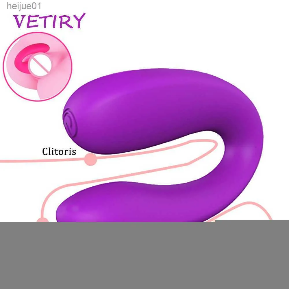 Couple Massager Sex Toys for Women Vagina Clitoris Stimulate u Type Vibrator G-spot Massage Female Masturbator Adults Products L230518