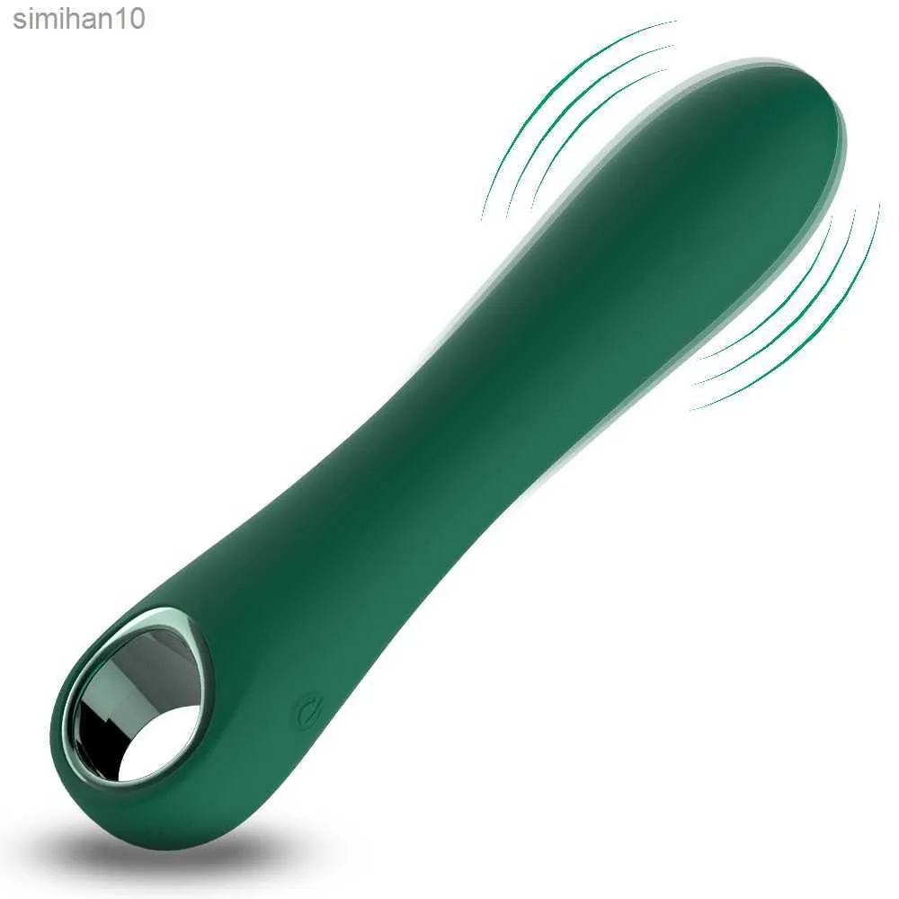 Potente vibratore del punto G Dildo Morbido silicone Massaggiatori vibranti Stimolazione anale della vagina del clitoride Giocattoli adulti del sesso per le donne L230518