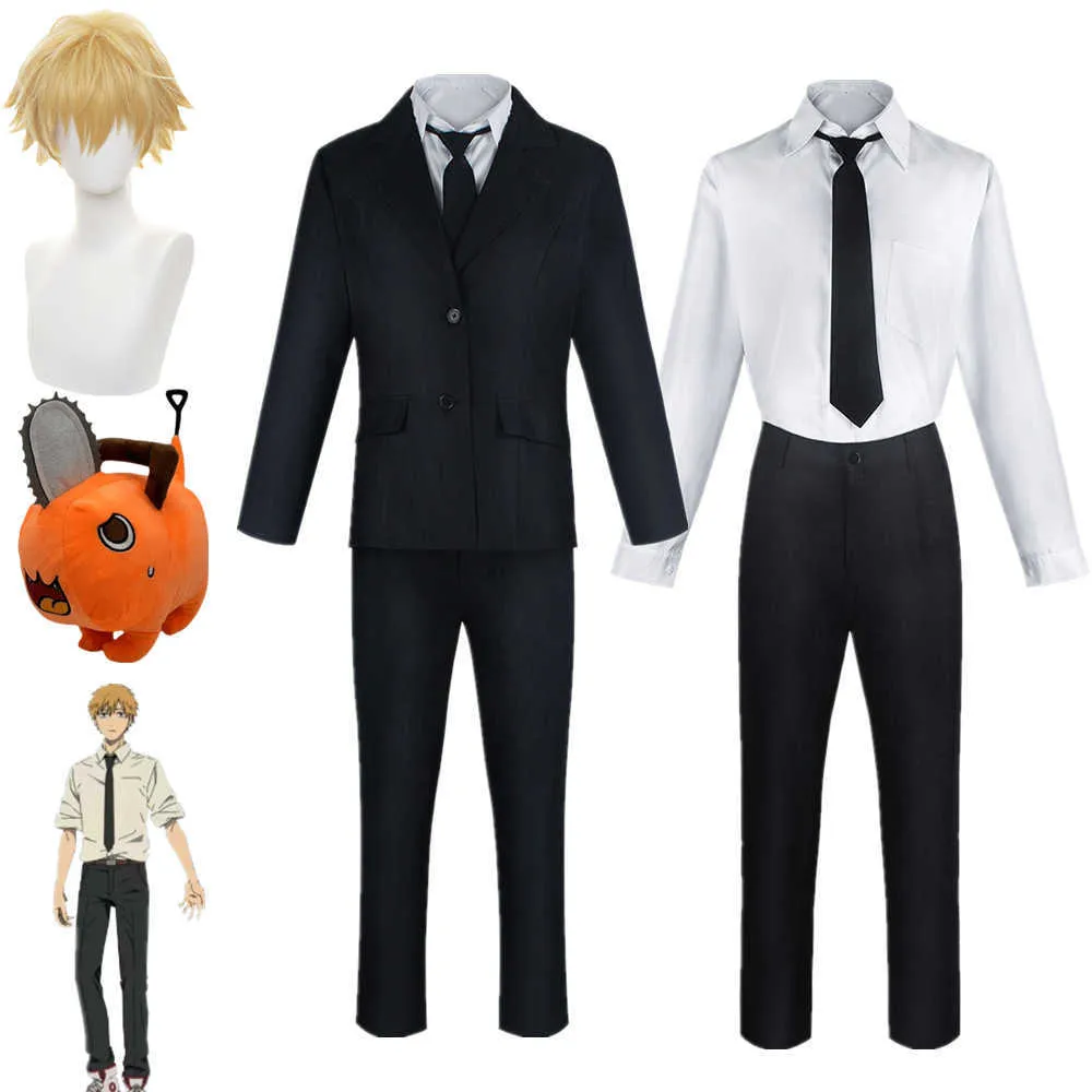 Denji Cosplay Costume Halloween Carnival Party Disguise Suit Chainsaw –