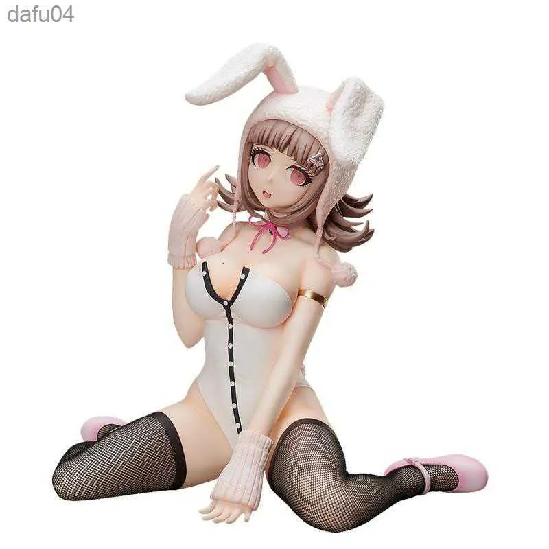 Dangan Ronpa2 Nanami ChiaKi Bunny Girl Anime Figure Sexy Action Figurine Manga 22CM PVC Aug 2021 NEW L230522