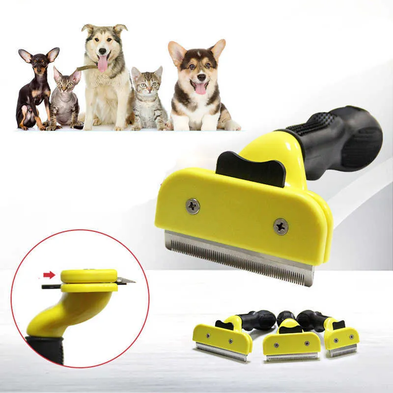 Lint Rollers Borstels Furmines Pet Hair Remover voor Puppy Dog Hairs Brush Cat Grooming Kam Fur Removal Clipper Tools Animal Pets Supplies Z0601