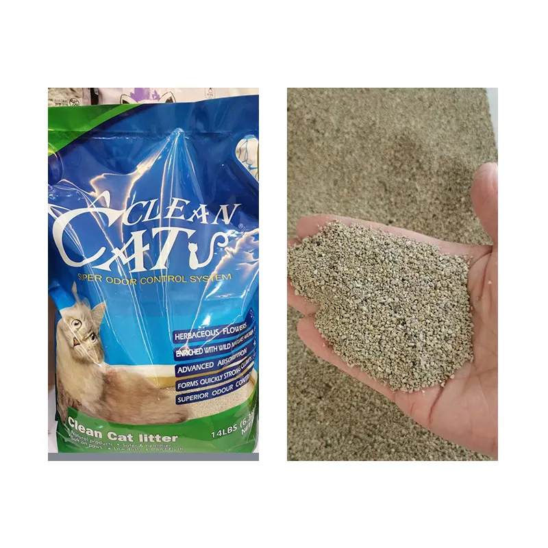 Cat litter Deodorizing odor removal dust-free pet cat daily necessities snacks head Bentonite cat litter