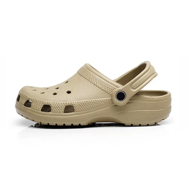 Classic Crocs Clog Buckle Designer Slides Sandals Platform Heels