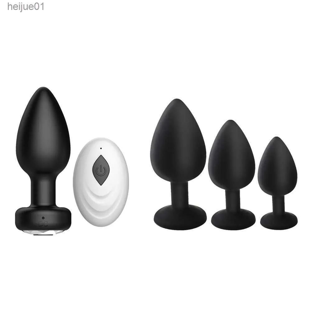 2022 Drahtloser Analvibrator für Männer Homosexuell Fernbedienung Silikon Butt Plug Sexspielzeug für Frauen Erwachsene Produkte Prostatamassager 18 Shop L230518