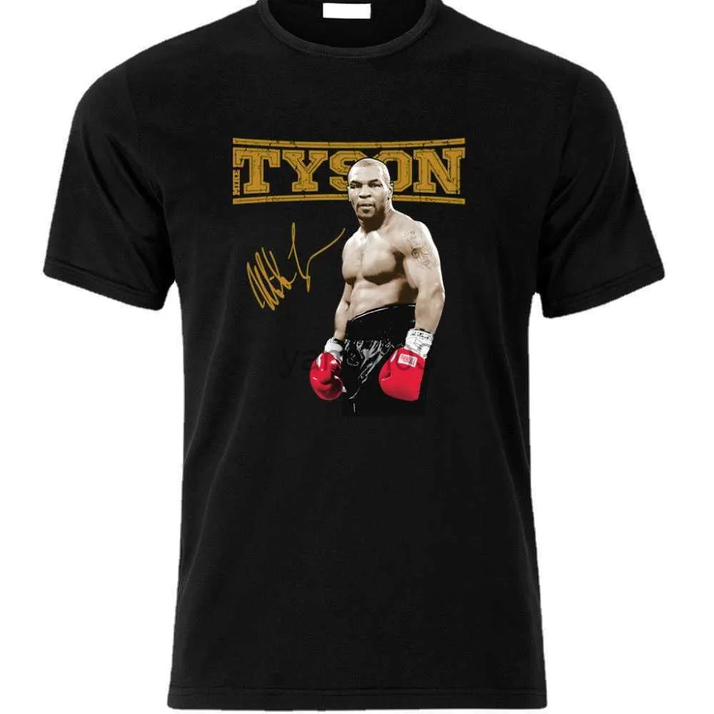 Erkekler Tişörtleri Boks Şampiyonu Mike Tyson Boks Fan Demir Mike Erkek Tişört Yaz Pamuk Kısa Kollu O yaka T Shirt Yeni S-3XL J230602