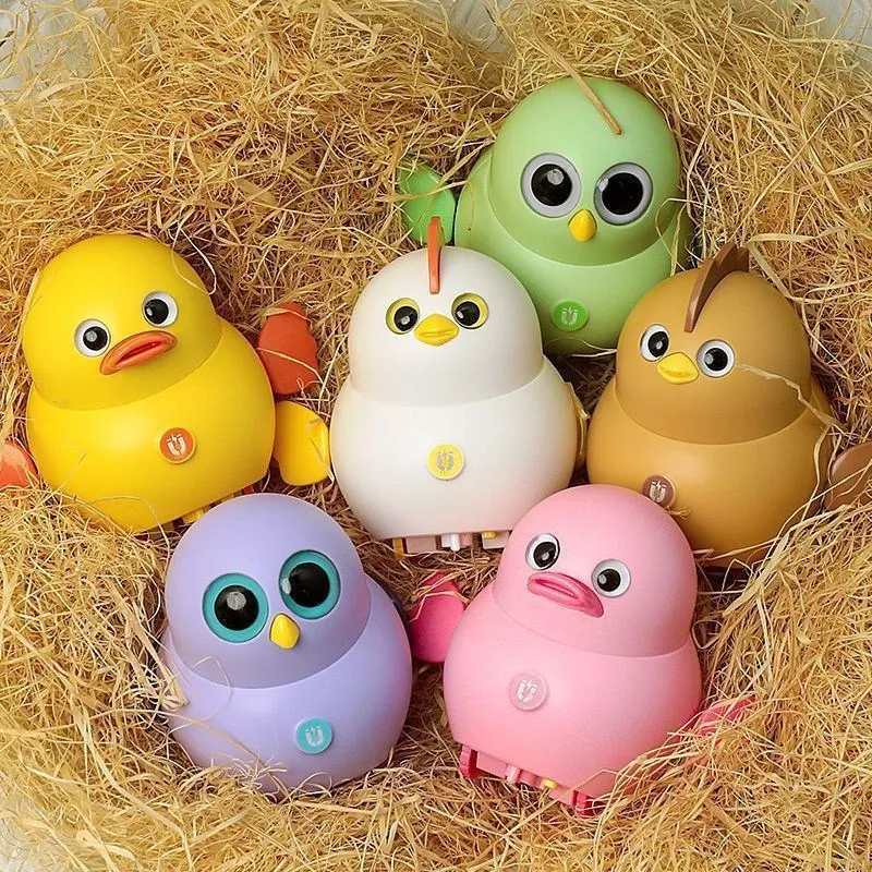 Electronic Pet Toys: Cute Magnetic Swinging Duck Owl Walking