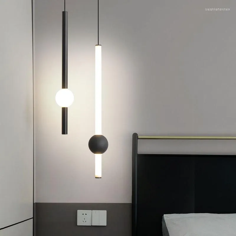 Pendant Lamps Nordic LED Lamp Bar Restaurant Dining Room Kitchen Hanging Modern Glass Indoor Decor Light Home Fixture