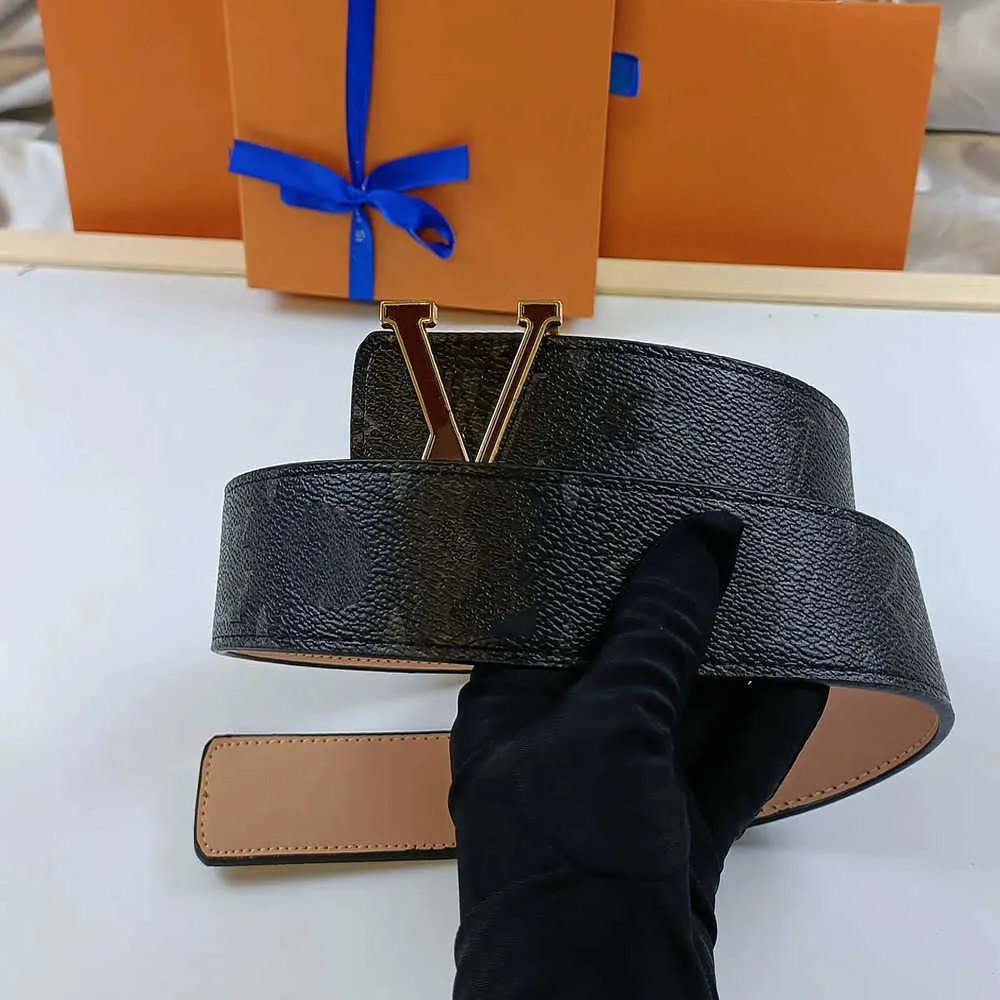 Luxury Designer Genuine Leather Belt With Classic Letter Buckle For Men