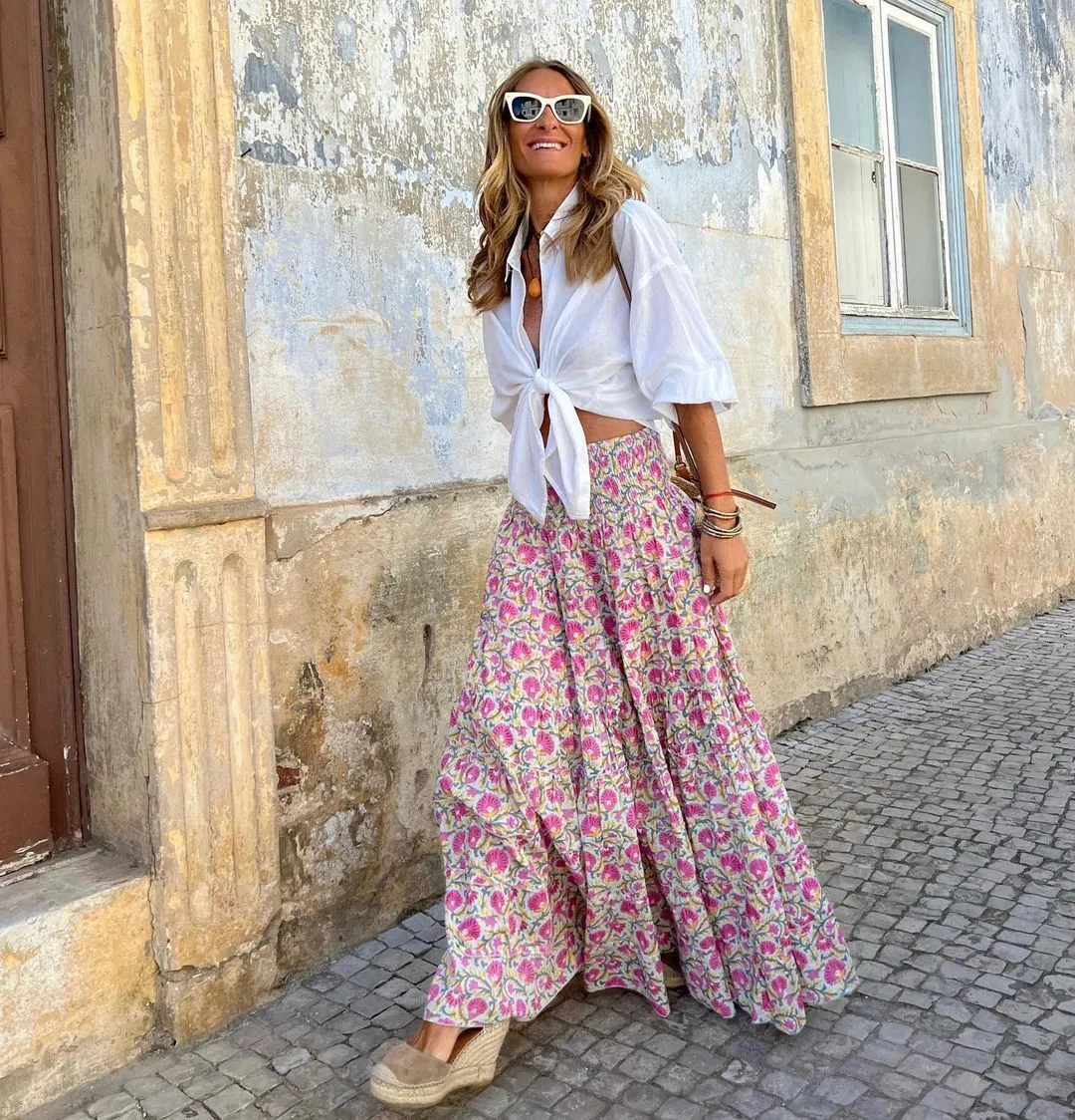 Long skirts for holidays hot sale