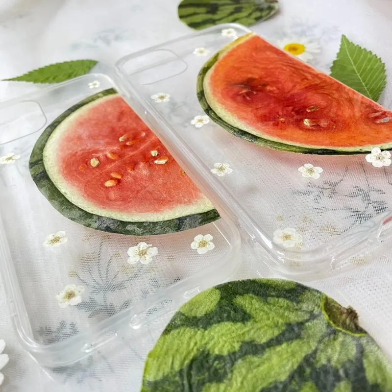 Decorative Flowers 10pcs Dried Pressed Half-round Watermelon Fruit Slice Plant Herbarium For Exopy Jewelry Po Frame Phone Case Bookmark