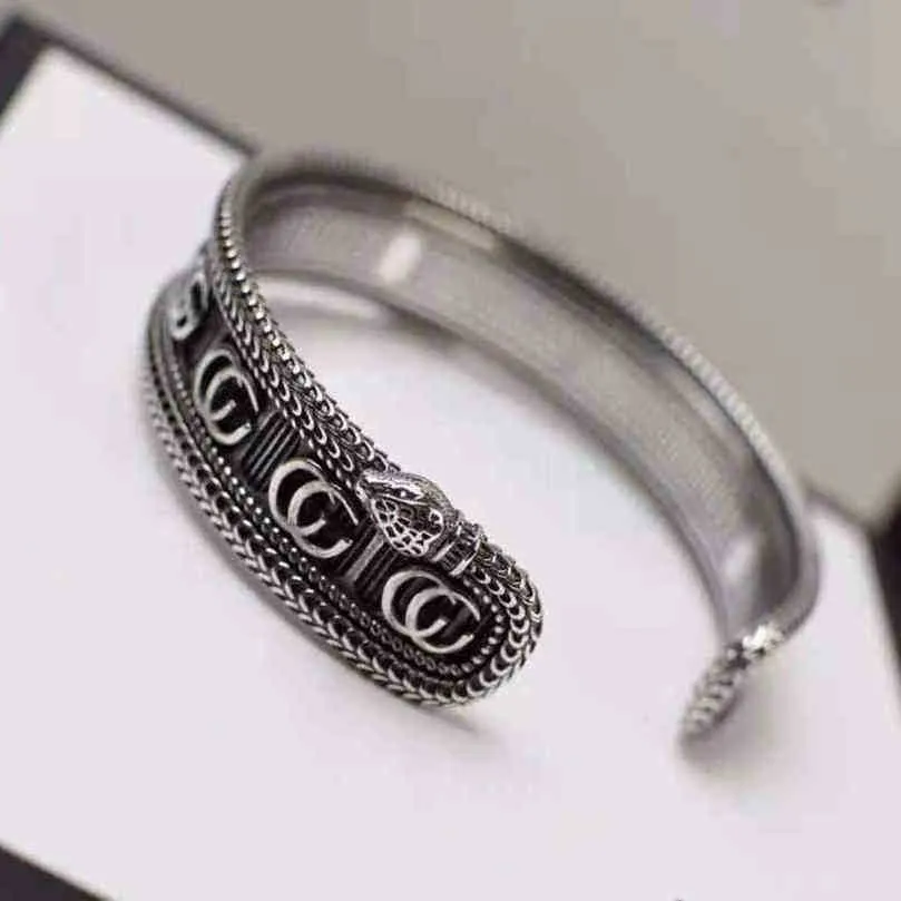 50% de desconto em joias de grife pulseira colar anel engrenagem pulseira tendência homens mulheres com pulseira aberta