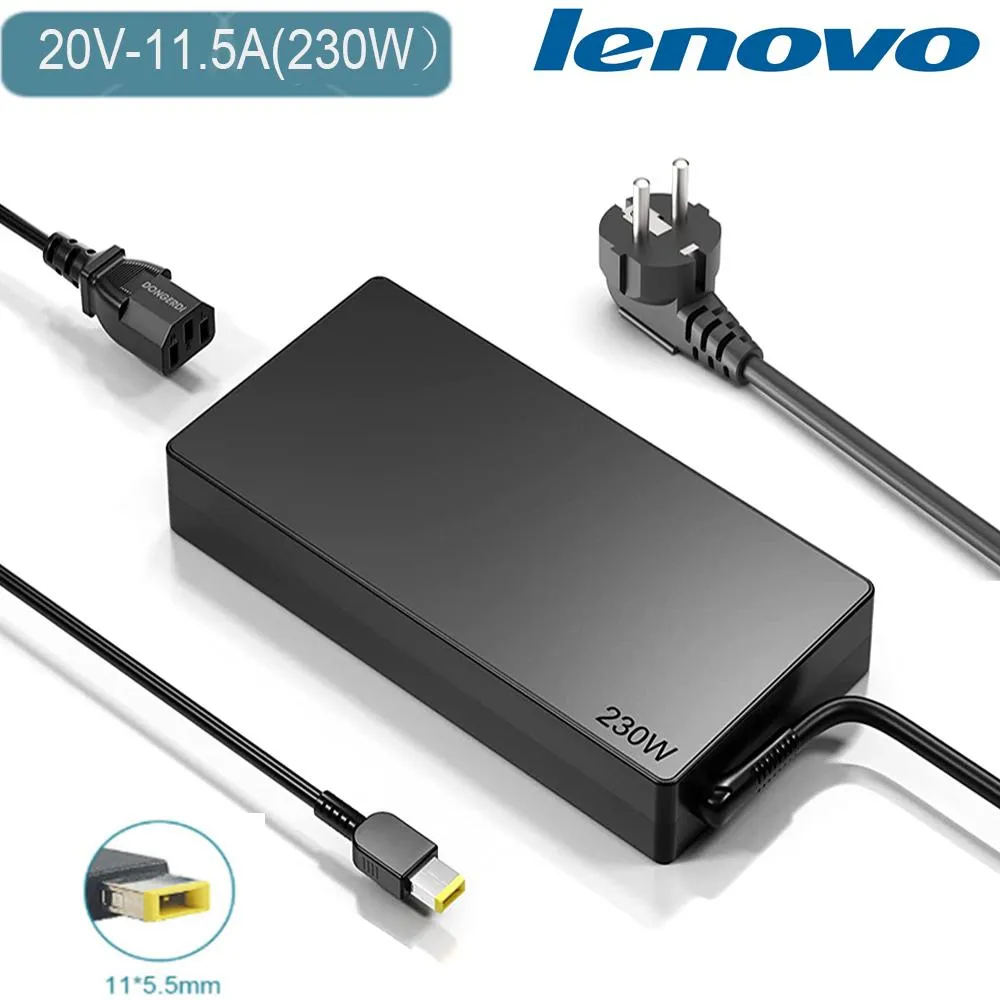 Lenovo Legion 5 5p Y520 P50 Y545 Y540 7 C7 THINKPAD P73 P72 P17 T15G YOGA A940 LAPTOP ADAPTER ADAPTER SUPPLYのためのアダプター230W AC充電器