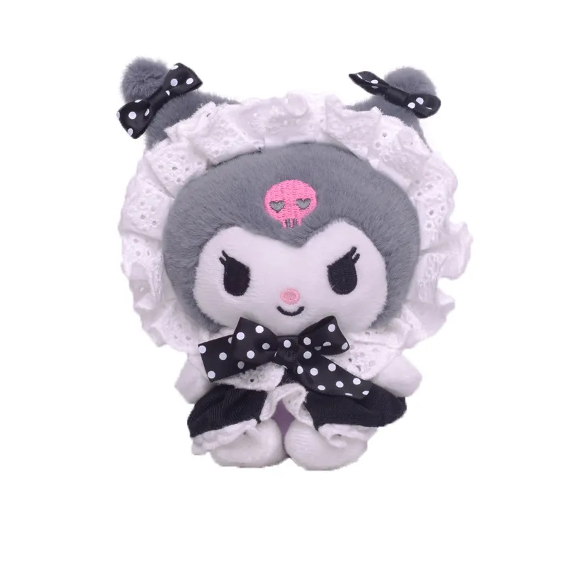 Wholesale Cute Lolita bow must love series Kuromi Melody plush toy Backpack pendant small gift ornaments