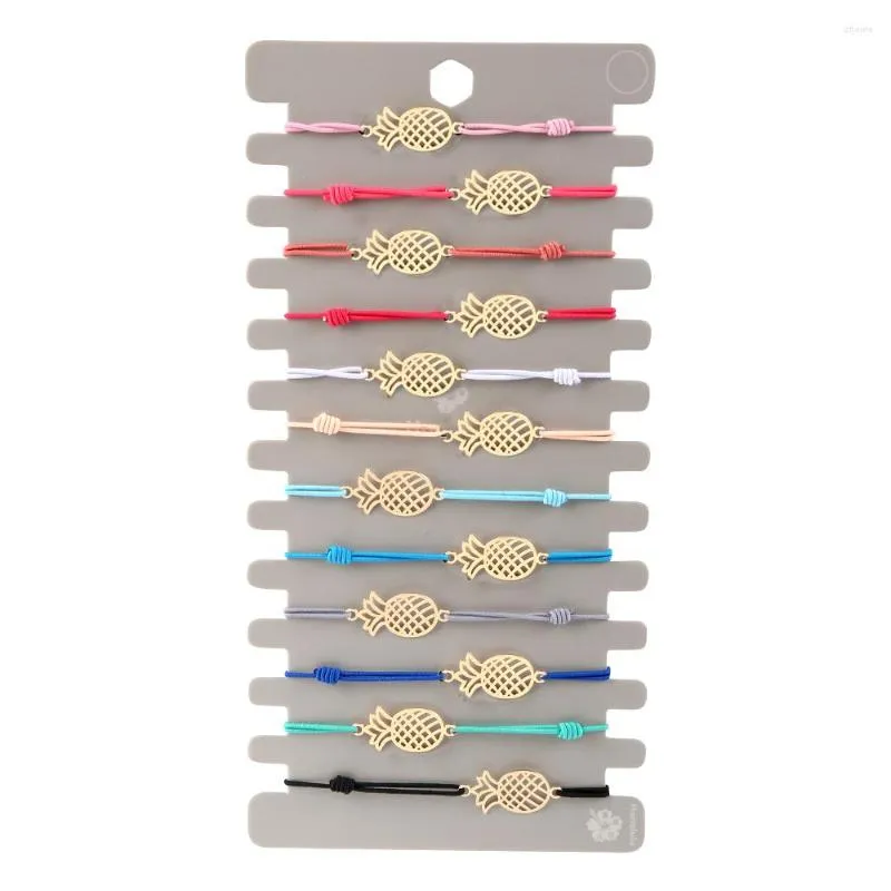 Bedelarmbanden 12 stks/set Levensboom/Schedel Bedels Armbanden Yoga Verstelbare Kraal Armband Handgemaakte Gevlochten Voor Vrouwen Mode-sieraden