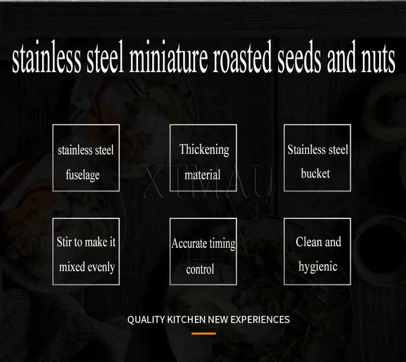 Rotary Commercial Macadamia Nuts Price Dryer For Peanuts And Chestnuts