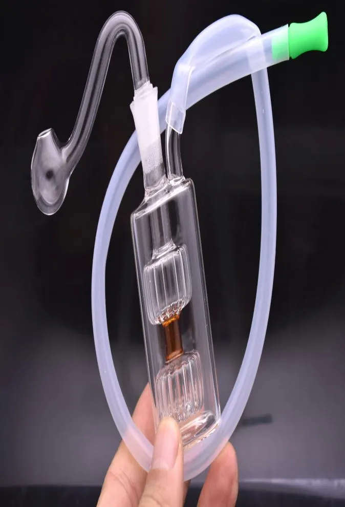 Inline Perc Percolator Bubbler Glass Water Pipe Bong 10mm Ash Catchers