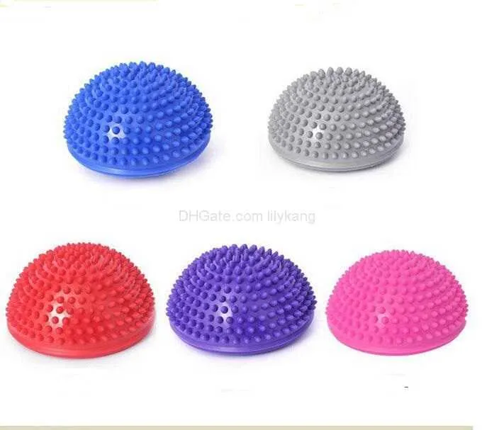 Yoga feet massage balls cushion Durian Massage balls pvc balance ball Pilates exercise point massage balls yoga balancing trainer ball