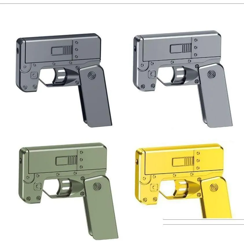 Gun Toys Moqis1pcs модернизировал второе поколение IC380 Сотовое телефон складной карта складной пистолет карты пистолета с мягким S сплав Sho DH82s