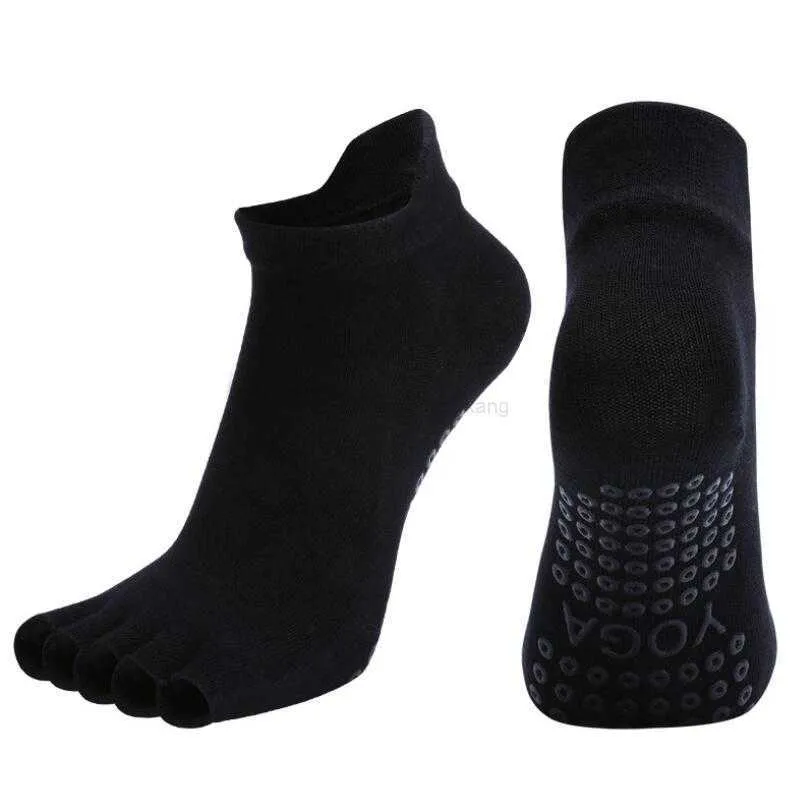 Calzini Yoga Antiscivolo Mezza Punta Per Donna, Peep Toe, Presa Forte Per Pilates E Balletto, Taglia 35-40