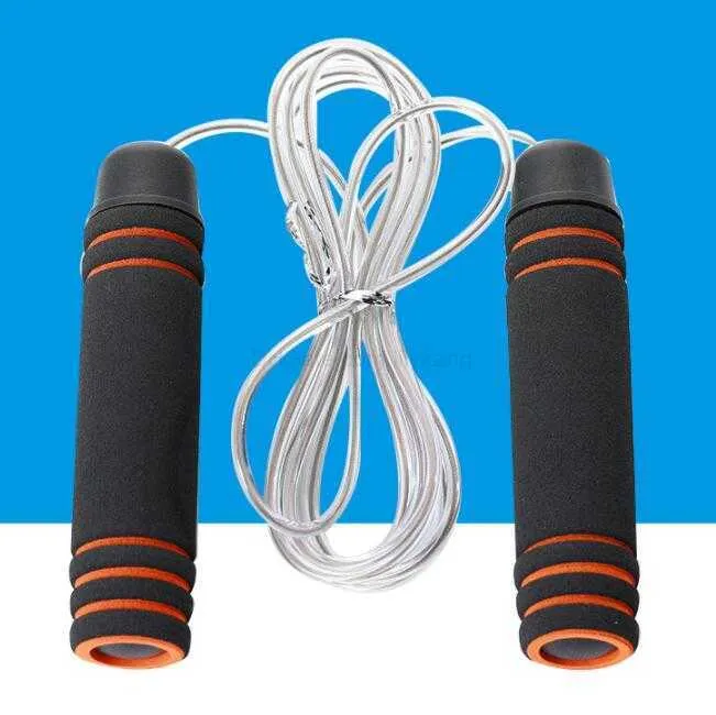Premium Quality Adjustable Jump Rope for Fitness - Soft Sponge Handle ...