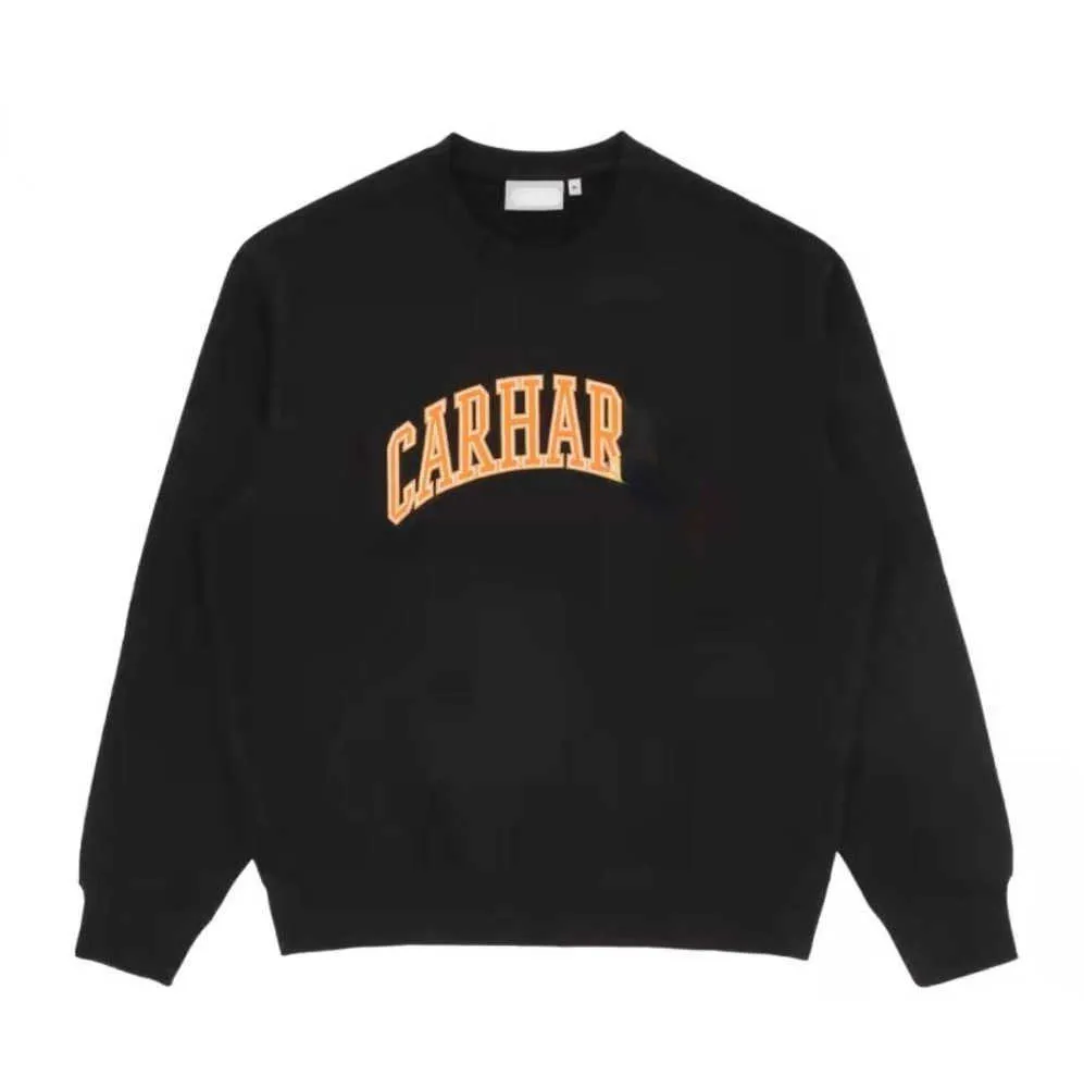 Carhart Mens Hoodie Designer Sweater Brief Geborduurd Sweatshirt Mannen Vrouwen Tech Fleece Lange Mouw tshirt Oversized Pullover Motion design 652ess