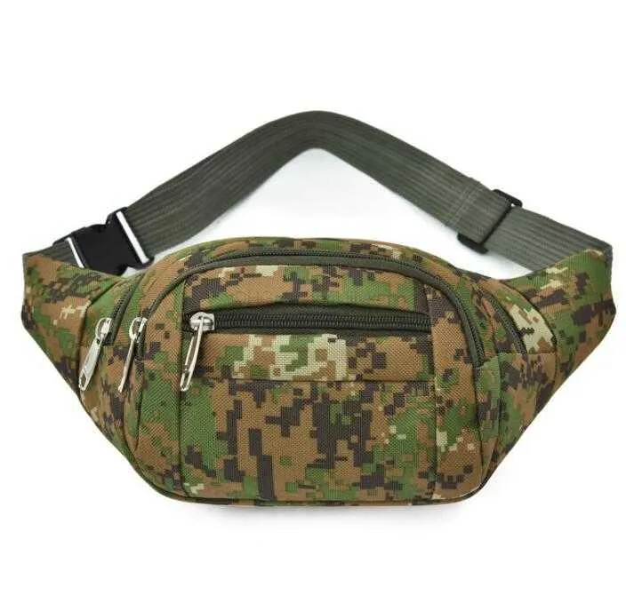 Borsa Molle tattica Marsupio impermeabile Caccia all'aperto Tasche per telefono da corsa Escursionismo sportivo Marsupi da campeggio Marsupi da uomo Fanny