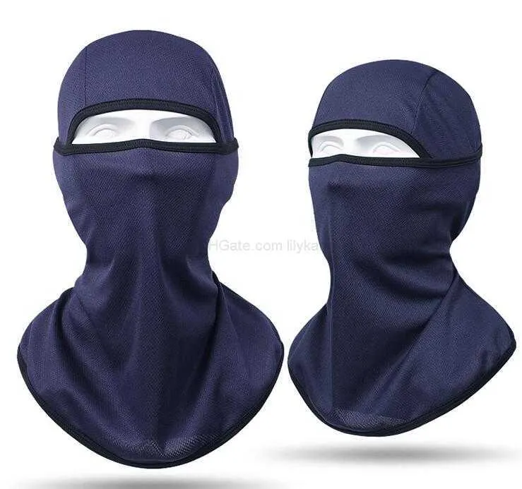 Outdoorowe rowerowe motocyklowe maskę rowerowe Summer Sport Wind Dowód narciarski maska ​​pełna twarz maska ​​BALACLAVA CAP Ochrona UV dla mężczyzn Kobiety Sun Hood Taktyczne wędkarstwo Maski do biegania