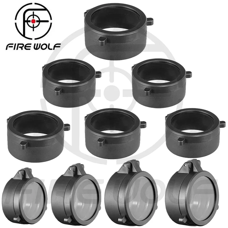 53mm 69mm Flashlight Cover Scope Cover Rifle Scope Lens Cover Internal