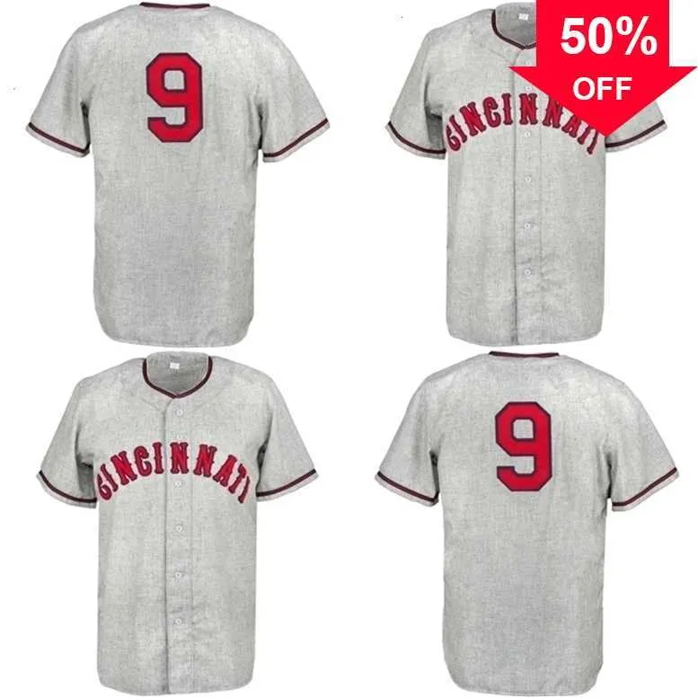 XFLSP Glnmitness Cincinnati Tigers 1937 Road Jersey Shirt Custom Men Women Youth Baseball Tröjor Alla namn och nummer dubbel sömda