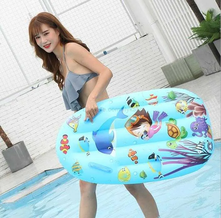 Kids Summer Water Sports Surfing Board With Floating Boat Tube And