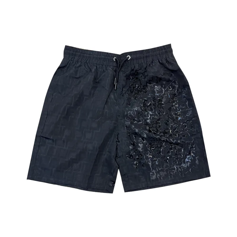 Calções de banho masculinos calções de banho reativo à água de secagem rápida SwimWear calções de banho de verão fato de banho roupa de praia calções de praia 9969