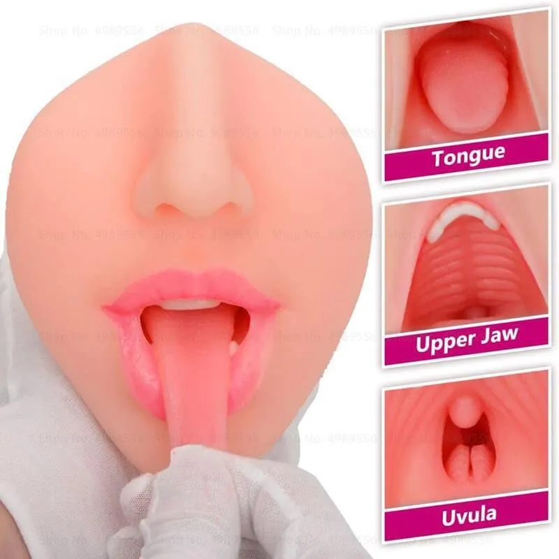 Realistic Male Masturbator With Deep Throat Functionality_voghion.com