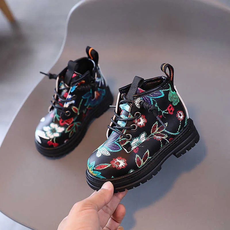 Bottes Enfant chaussure mode enfant bottes printemps automne gar on bottines imprim fille bottes courtes semelle souple gar ons fille chaussures