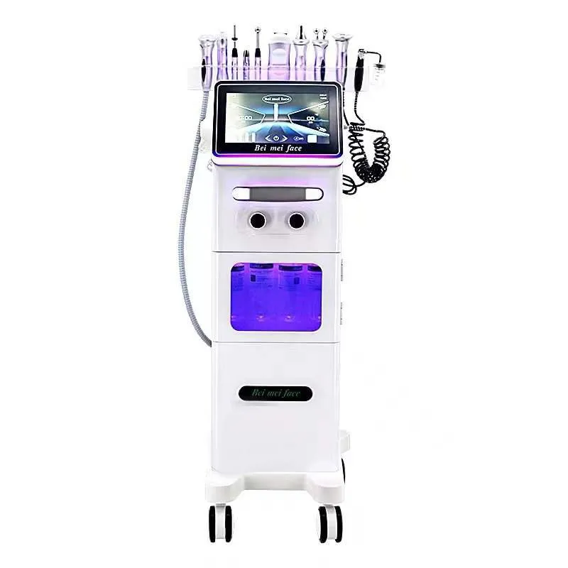 Maskin Multifunktion Beauty Health Euipment 10in 1 Hydrafacial Cleaning Machine Ansiktsbehandling Terapi RF Lyft Face Hydro ansiktsmaskin