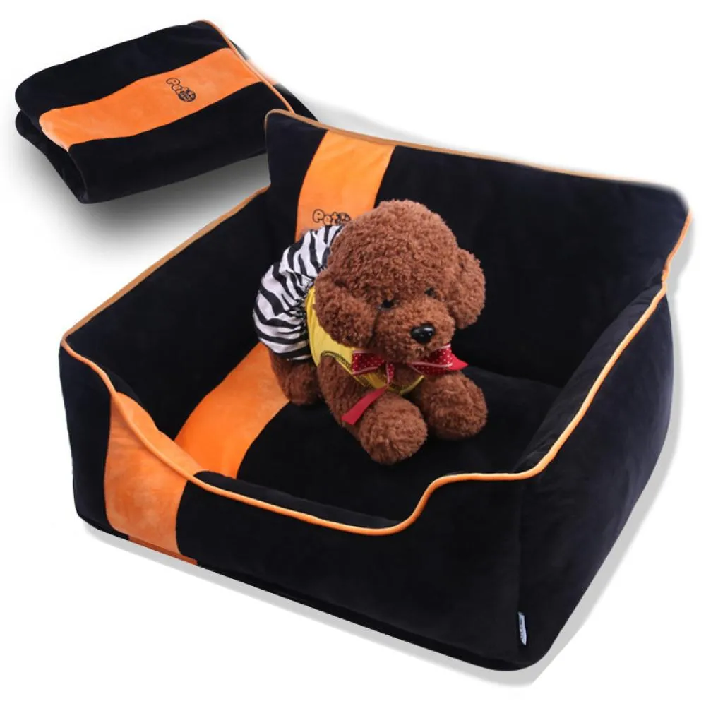 CLassic Pet Kennel House Warm Large Dog Bed Cat Cushion Mat Sofa For Big Dogs Cama Para Cachorro Puppy Teddy Sofa S M L Size