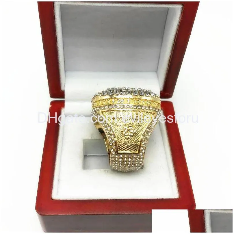 Cluster Rings Wholesale La 2021 Championship Ring Laker Fashion Gifts From Fans And Friends Leather Bag Parts Accessoires Drop Deliv Dh0Vh