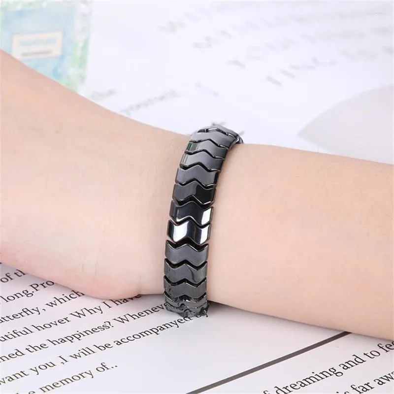 Strand Unique Irregular Beads Elastic Magnetic Bracelets Weight Loss Energy Magnets Jewelry Slimming Bangle Therapy Bracelet Healthcare