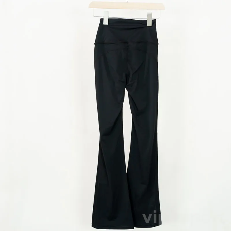 Yoga Running Loose Fitting Trousers Girl Gym Bell Bottoms Pants Fitness High Rise Wide Leg Sweatpants Women Fitness Outdoor Stretch Mini Flared Fashion From 11 74 DHgate