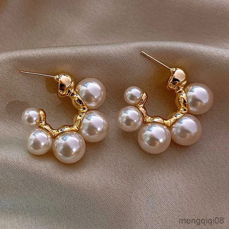 Charm Elegante Celebrity Imitatie Parel Oorbellen Voor Vrouwen Fashion Drop Earring Luxe Wedding Party Meisjes Sieraden R230603