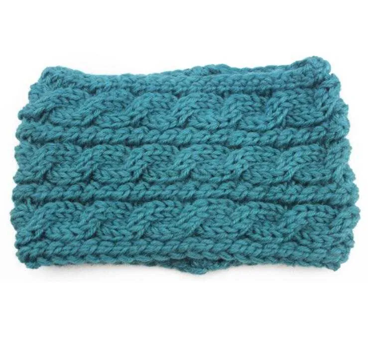 Knitted Crochet Twist hair bands Women Headbands Winter Ear Warmer Elastic hairwear for Women Wide Hair Accessories
