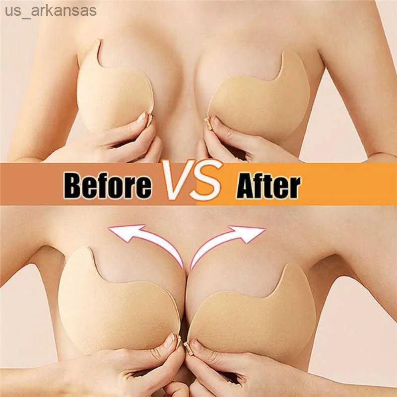 2 Paires Cache-Tétons Réutilisables En Silicone - Auto-Adhésifs Invisibles - Pour Soutien-Gorge, Maillot De Bain