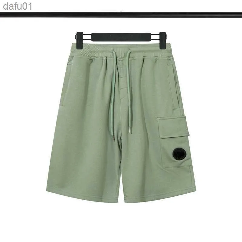 Summer Men Shorts Slim Beach Pants CP Designer Pants Classic Lens Dekorativa shorts Mens Korta Sweatpants M-2XL L230520