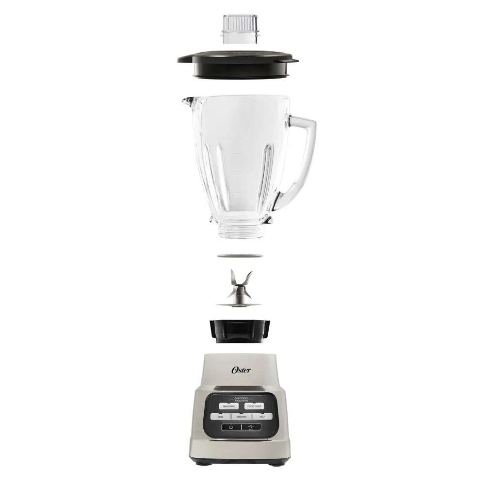 Oster Blender 6-Cup 6-Cup Blender Easy-to-Clean Smoothie Blender in Black