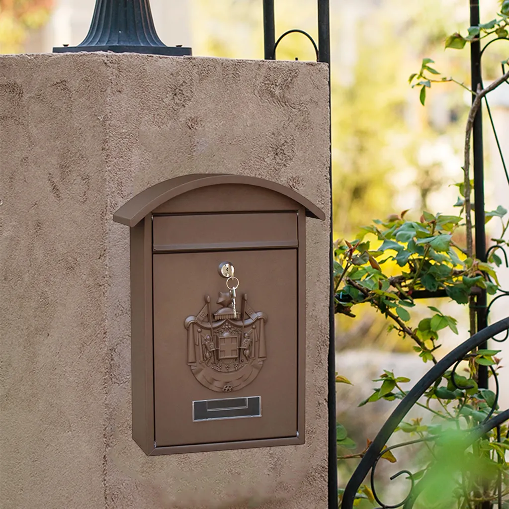 Vintage Metal Mailbox - Decorative Wall Mounted Post Box, Secure Locking  Mailbox, Retro Garden Decor, Letter \u0026 Suggestion Box - Top Loading from  Dhgate Garden Decorations - price 106.73, image size:1024x1024