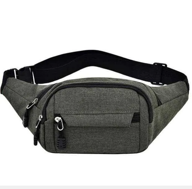 Casual Outdoor Sports Waist bag Oxford waterproof Utility Waist Pack Pouch Bike Ride Adjustable Gym sling Chest packs Fanny Hip Belt Bags for Hiking Camping Running