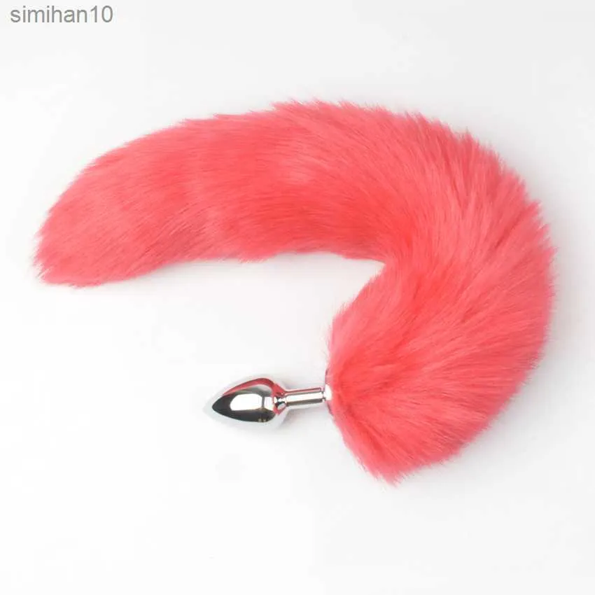 Sex toy masseurs Métal Anal Jouets Fox Tail Plug Jouets Érotiques Butt Adulte pour Femmes et Hommes Sexy Taille M L230518