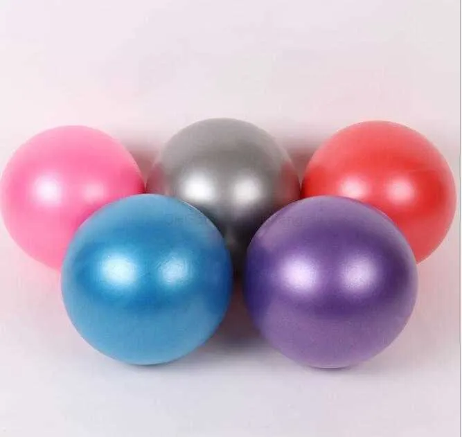 25CM Mini Yoga Ball Exercise Gymnastic Fitness Pilates Balls Balance Exercise Gym Fitness Indoor Training Pilates workout Balloon for women girls